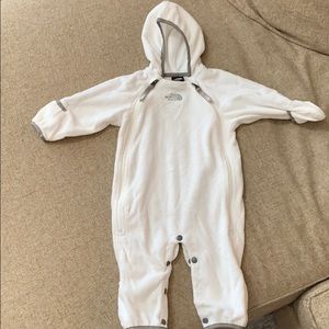 North Face fleece snowsuit
